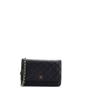 Chanel Wallet on Chain Quilted Caviar
